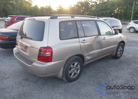 2005 Toyota Highlander V6 from USA, damaged, VIN JTEDP21A950086928
